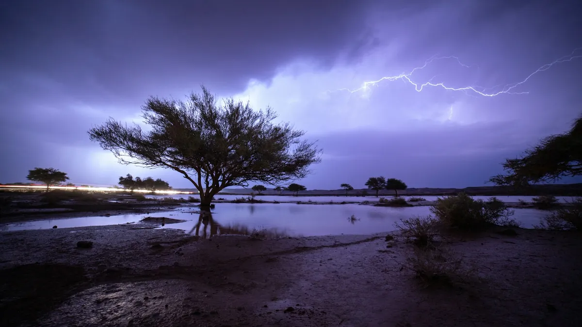 Thunderstorms Through Wednesday: What Ha’il and Other Regions Can Expect